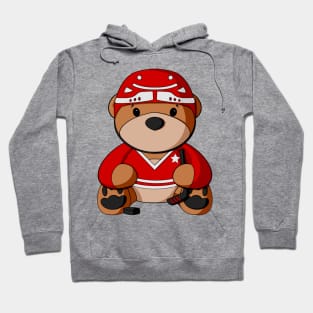 Hockey Teddy Bear Hoodie